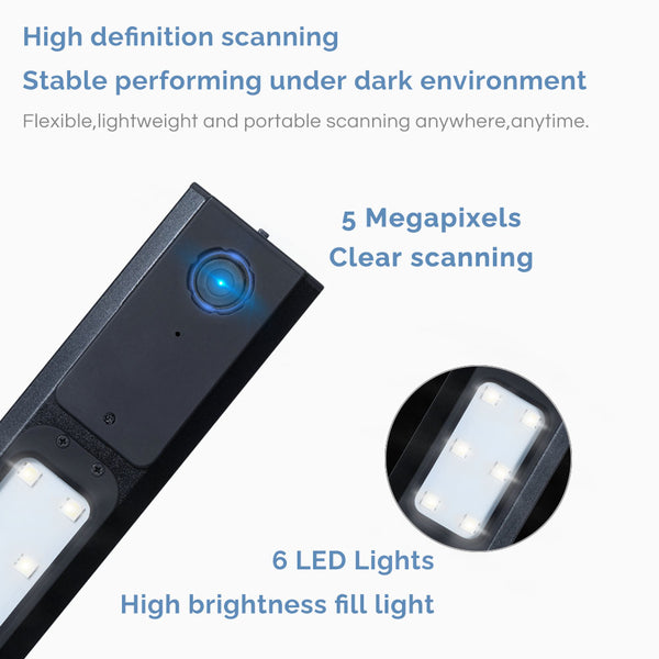 JP ONLY)スキャナー 高画質USB書画カメラ 500万画素 OCR機能 LEDライト
