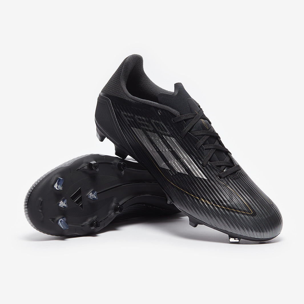 adidas F50 League Firm Ground/Mixed Ground - Core Black/Iron Met