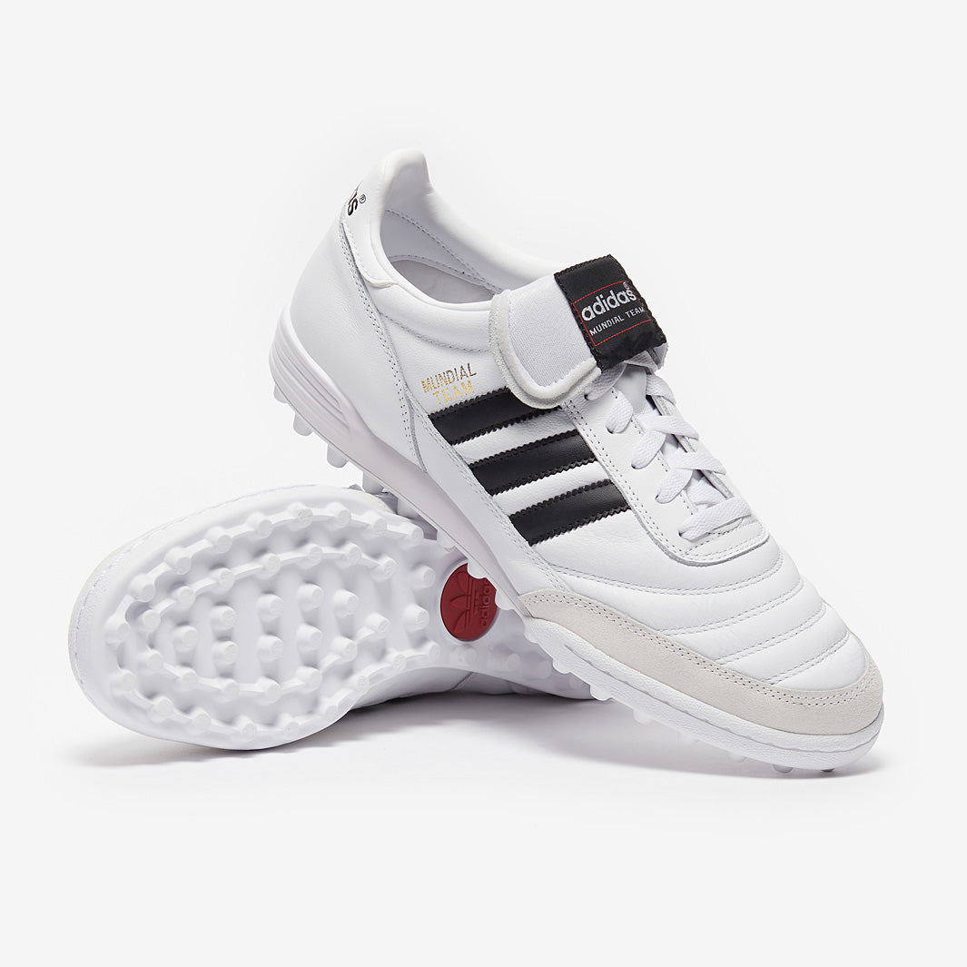adidas Mundial Team - White/Black - Adult Cleats