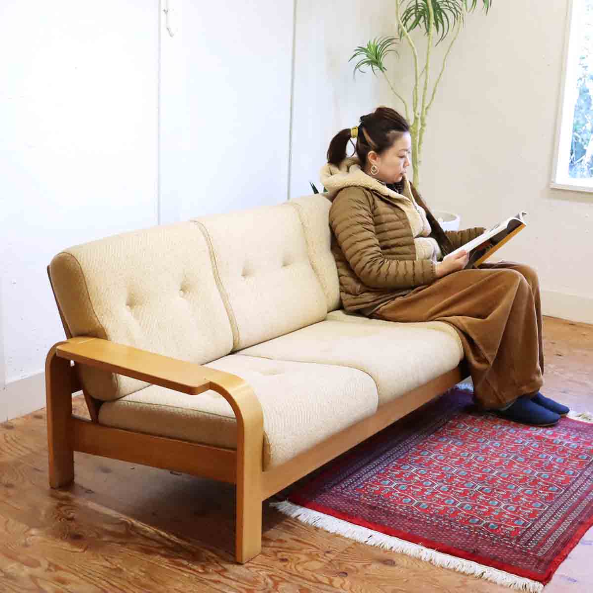 天童木工 トリプルソファ ジャパニーズモダン ヴィンテージ 北欧スタイル