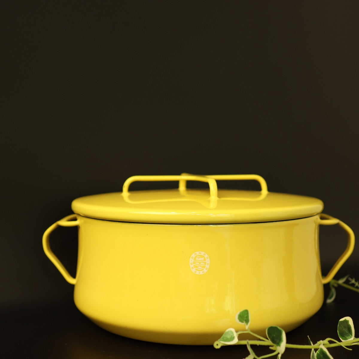 ダンスク / Dansk コベンスタイル 両手鍋 イエロー ホーロー鍋 中古