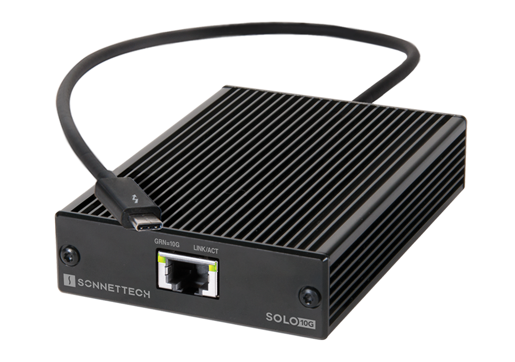 Solo10G (10GBASE-T 10Gb Ethernet Thunderbolt Adapter) - SONNETTECH