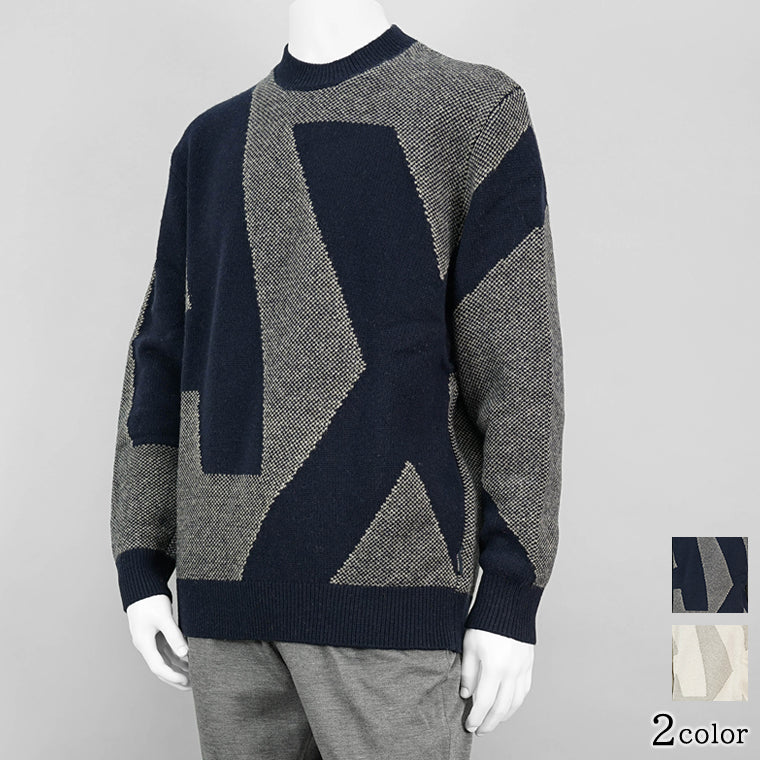 アルマーニ エクスチェンジ ARMANI EXCHANGE メンズ ニット ネイビー