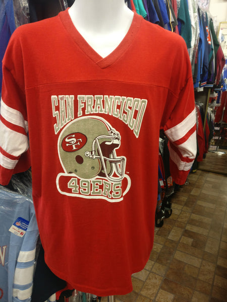 Vintage 80s SAN FRANCISCO 49ERS NFL Logo 7 Inc T-Shirt XL – XL3