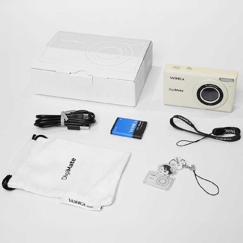ヤシカ) YASHICA コンパクトデジタルカメラDigiMate 白色 | 写真業界特