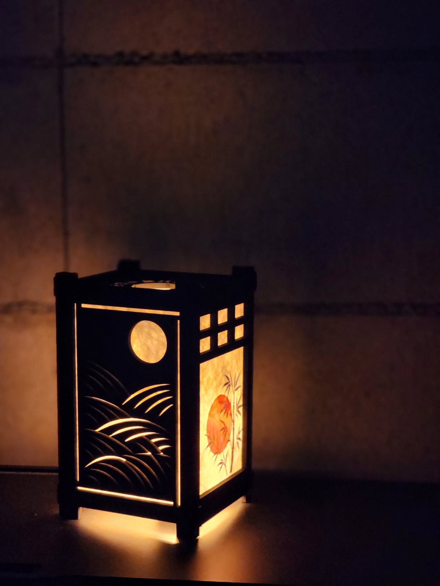 TETSUZAN 】灯籠 秋の夜長のためのキャンプアウトドアインテリア