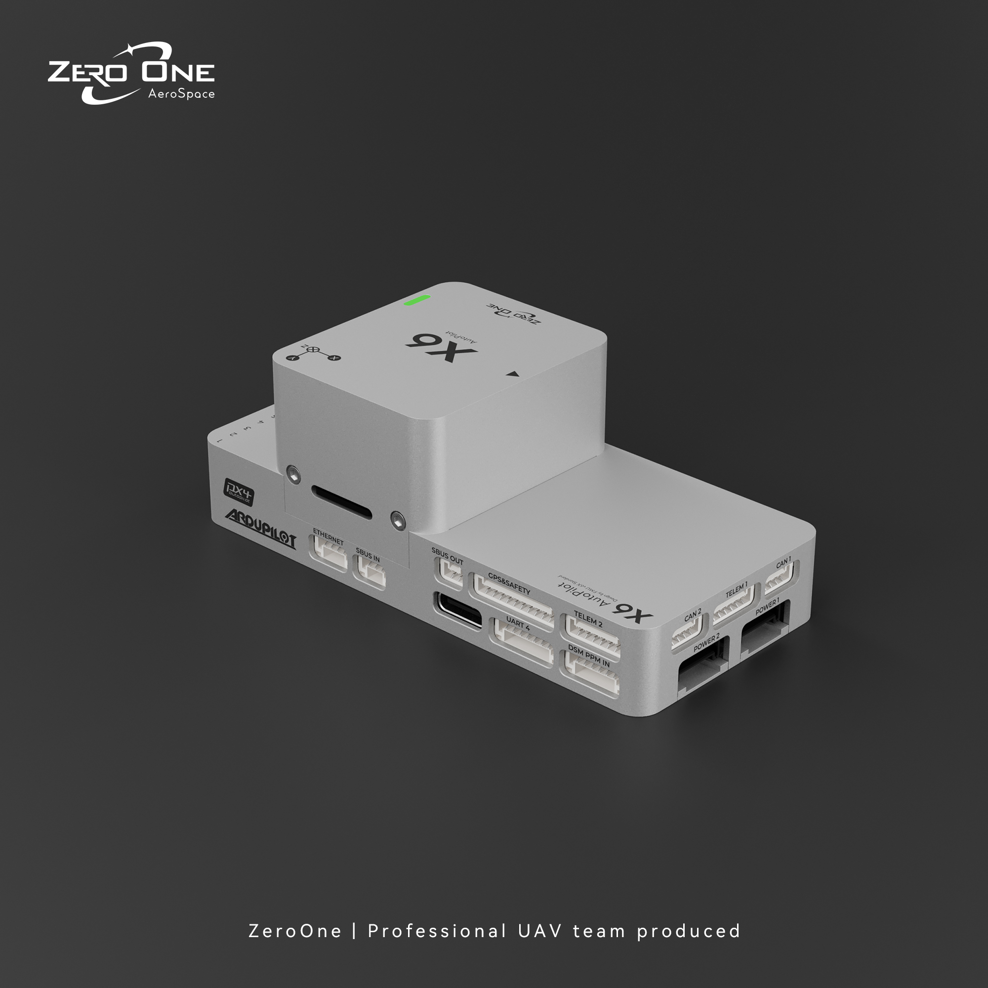 ZeroOne X6 AutoPilot For ArudPilot and PX4 for Copter, Plane, VTOL