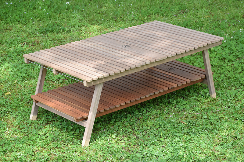 受注生産】ウォールナットキャンプテーブル KUROSON370の通販｜【196