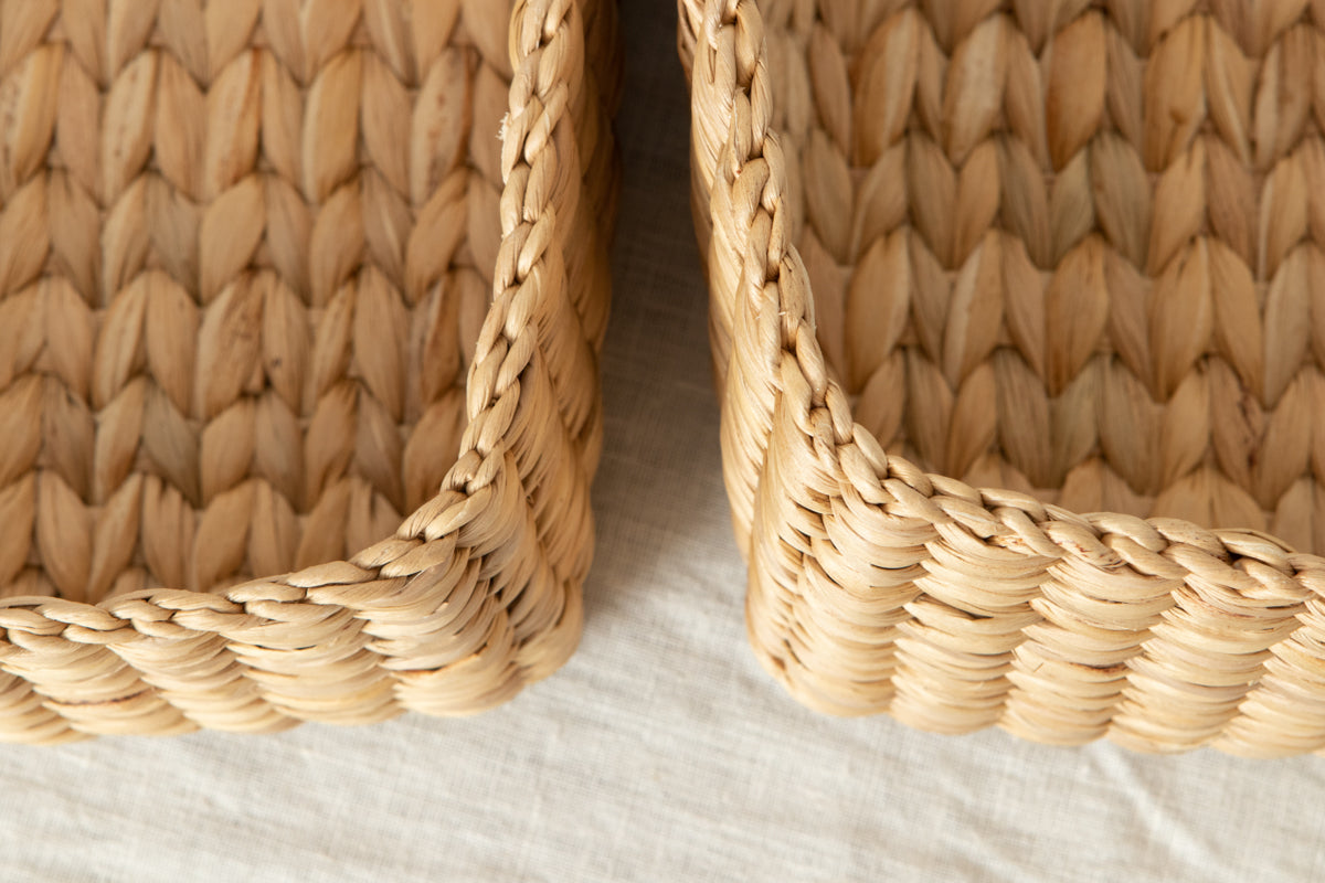 日用品をまとめる浅型の整理かご – 市川籠店 | 1basketry