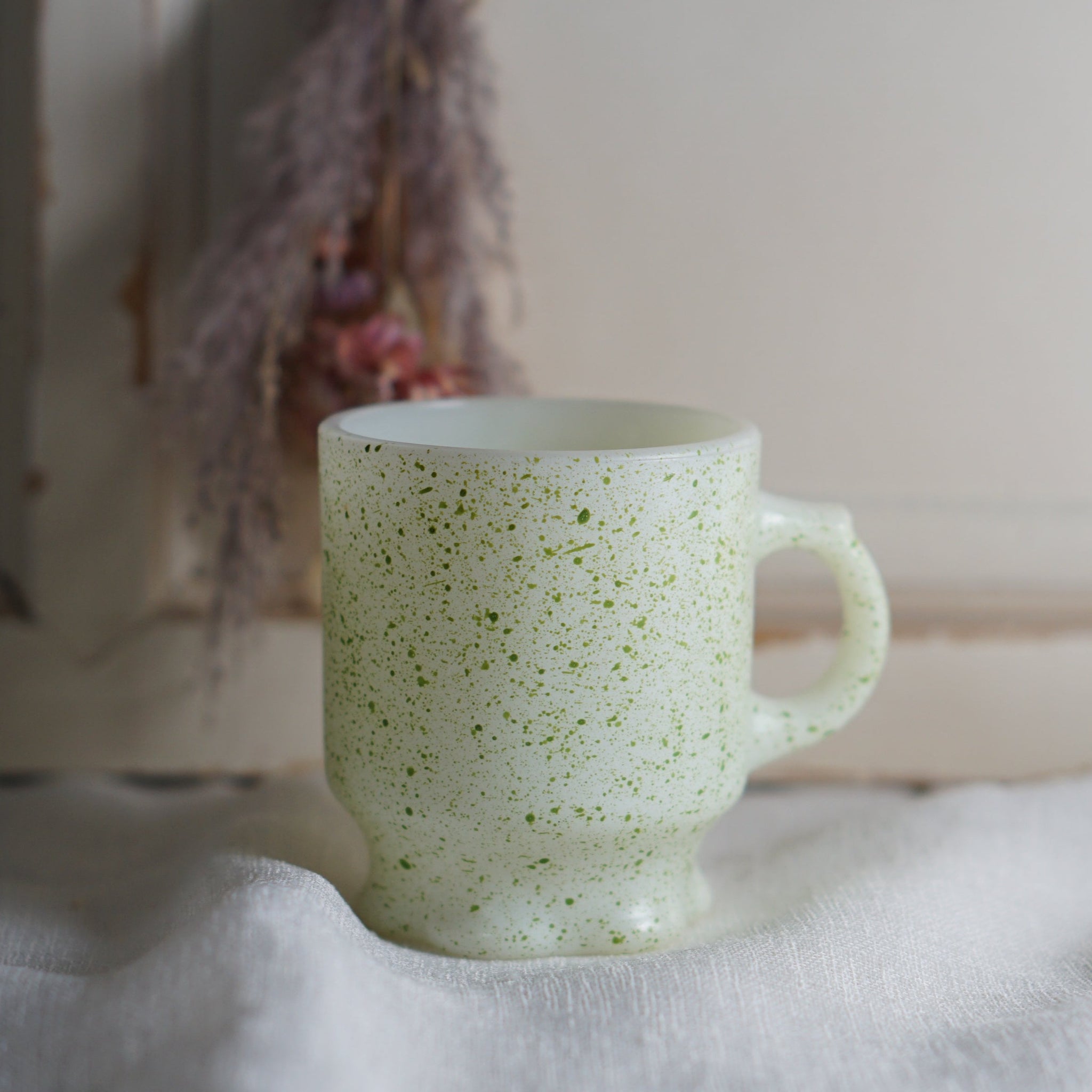 Fire-King】スプラッシュ コンコードマグカップ 緑色 – onetique