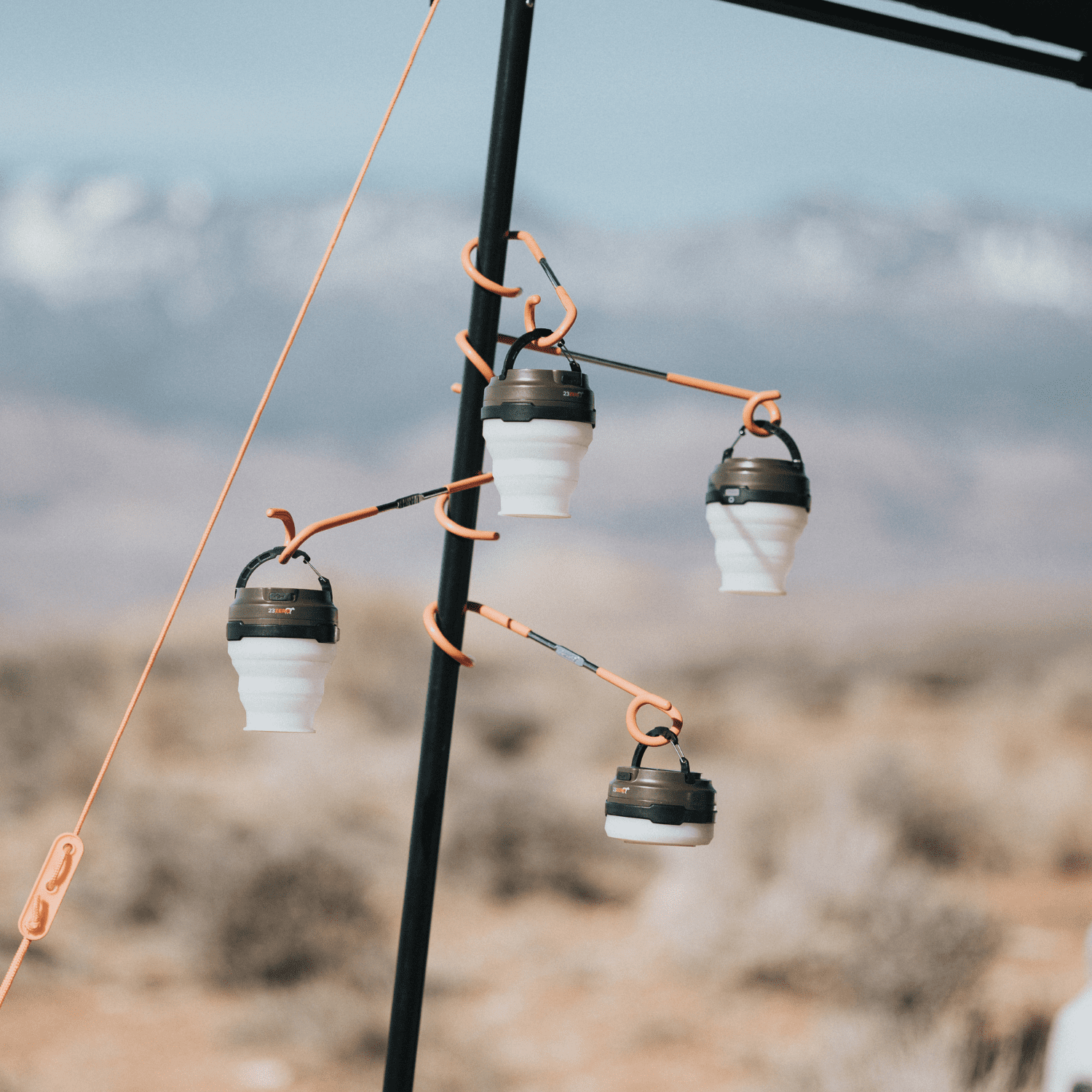 Universal 2-Way Gear, Light, and Lantern Hook Sets | 23ZERO