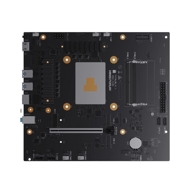 任意のCPUクーラーを取付可能なRyzen 9 7945HX搭載マザーボード