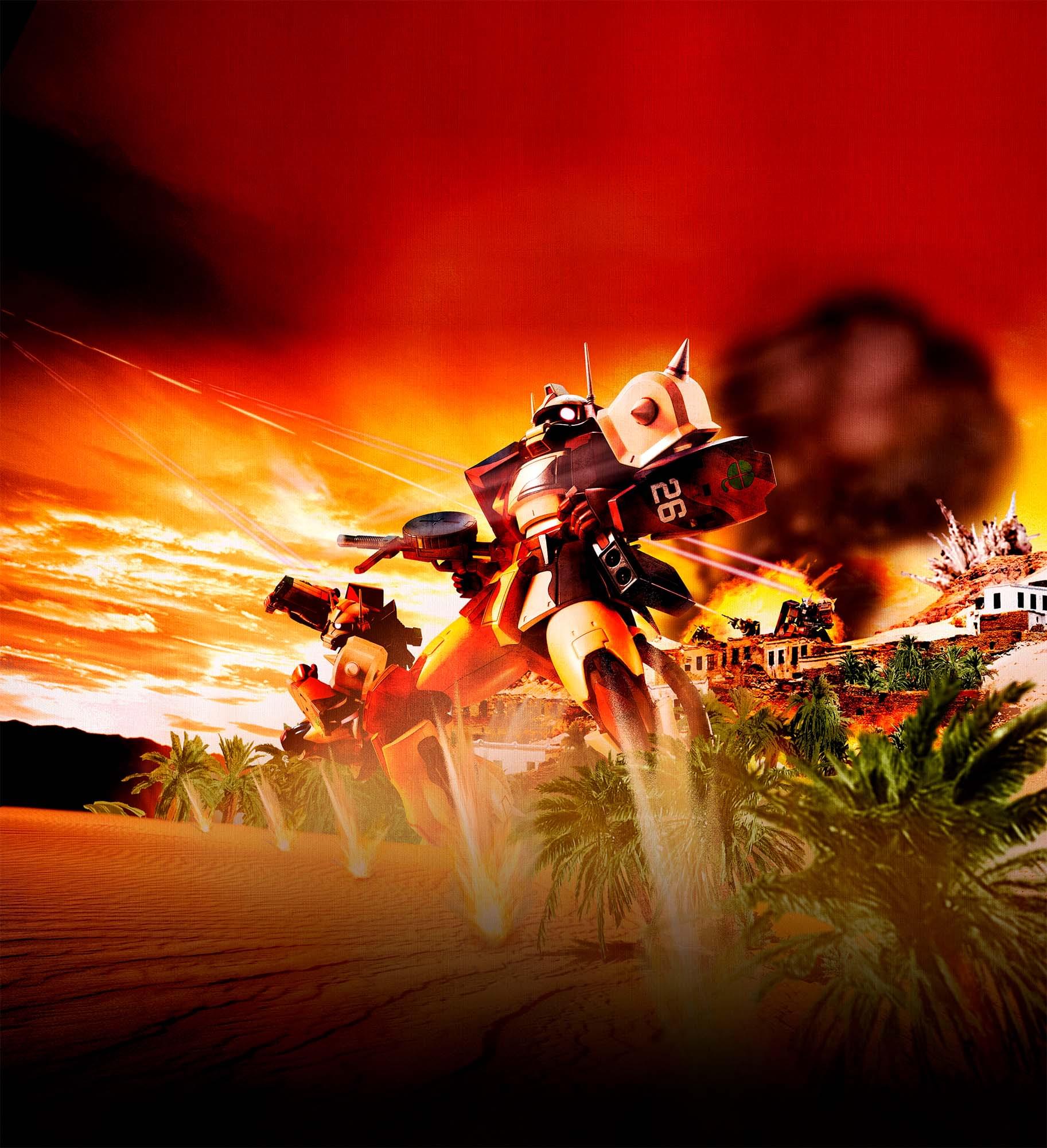 MS-06D ザク・デザートタイプ カラカル隊所属機 MS開発秘録 | ROBOT魂