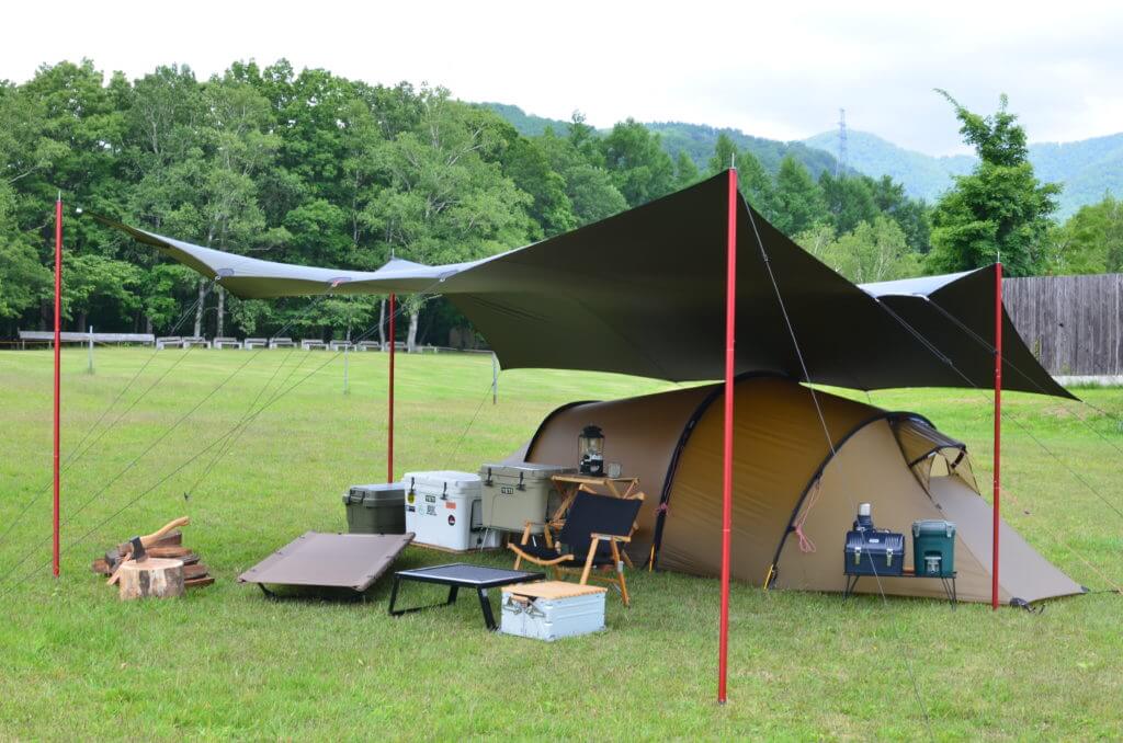 大型シルナイロンタープなら【HILLEBERG Tarp20】一択 | 年間86泊