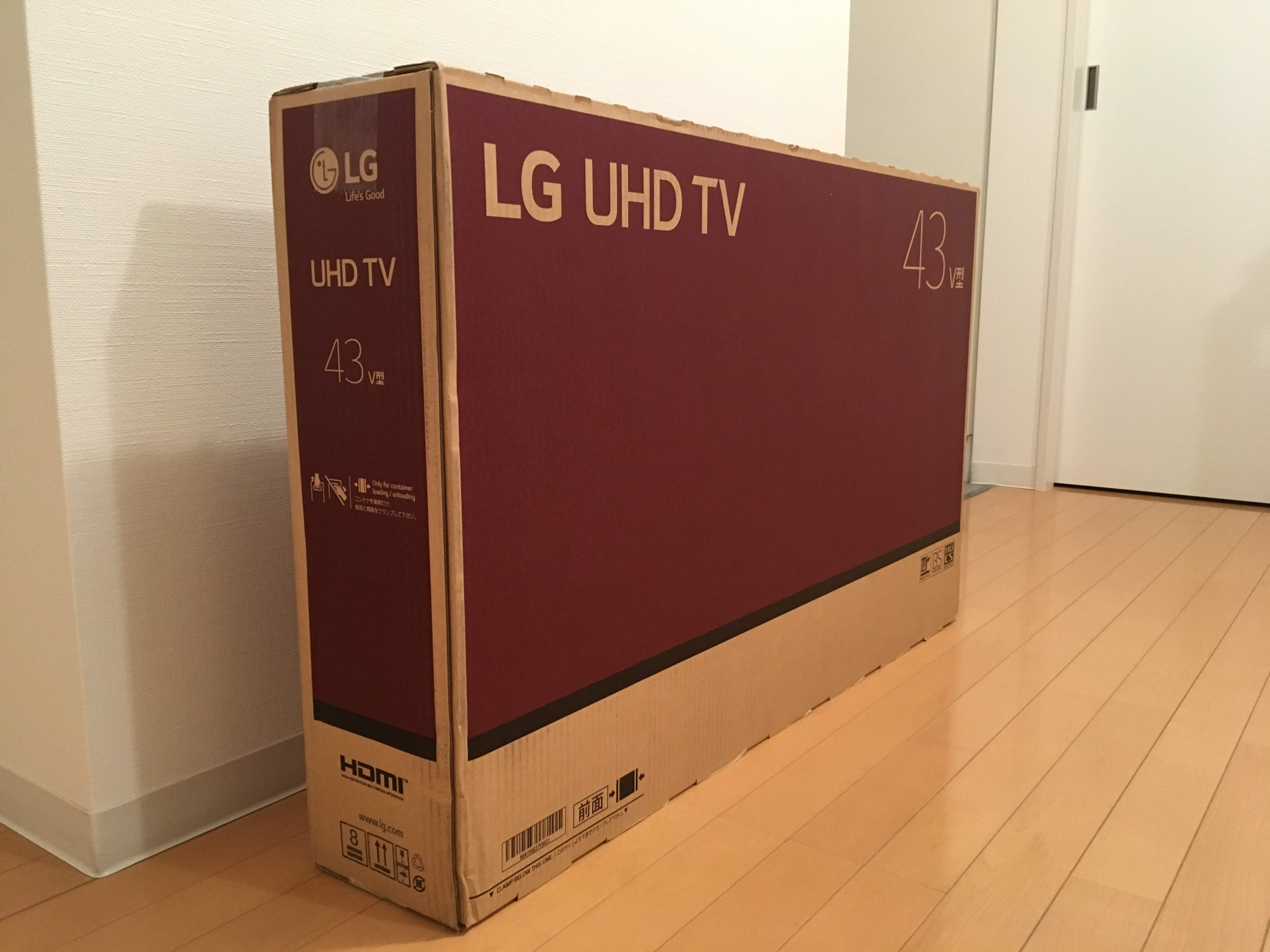 LGの43V型4Kテレビの購入レビュー（43UK6500EJD） | Tech Memo