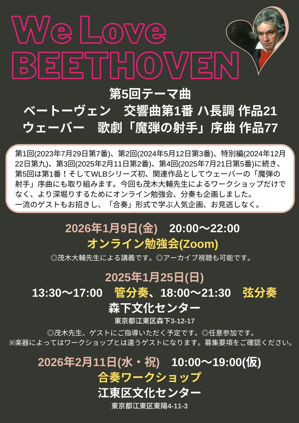 第5回 We Love Beethoven オンライン勉強会【We Love Beethoven