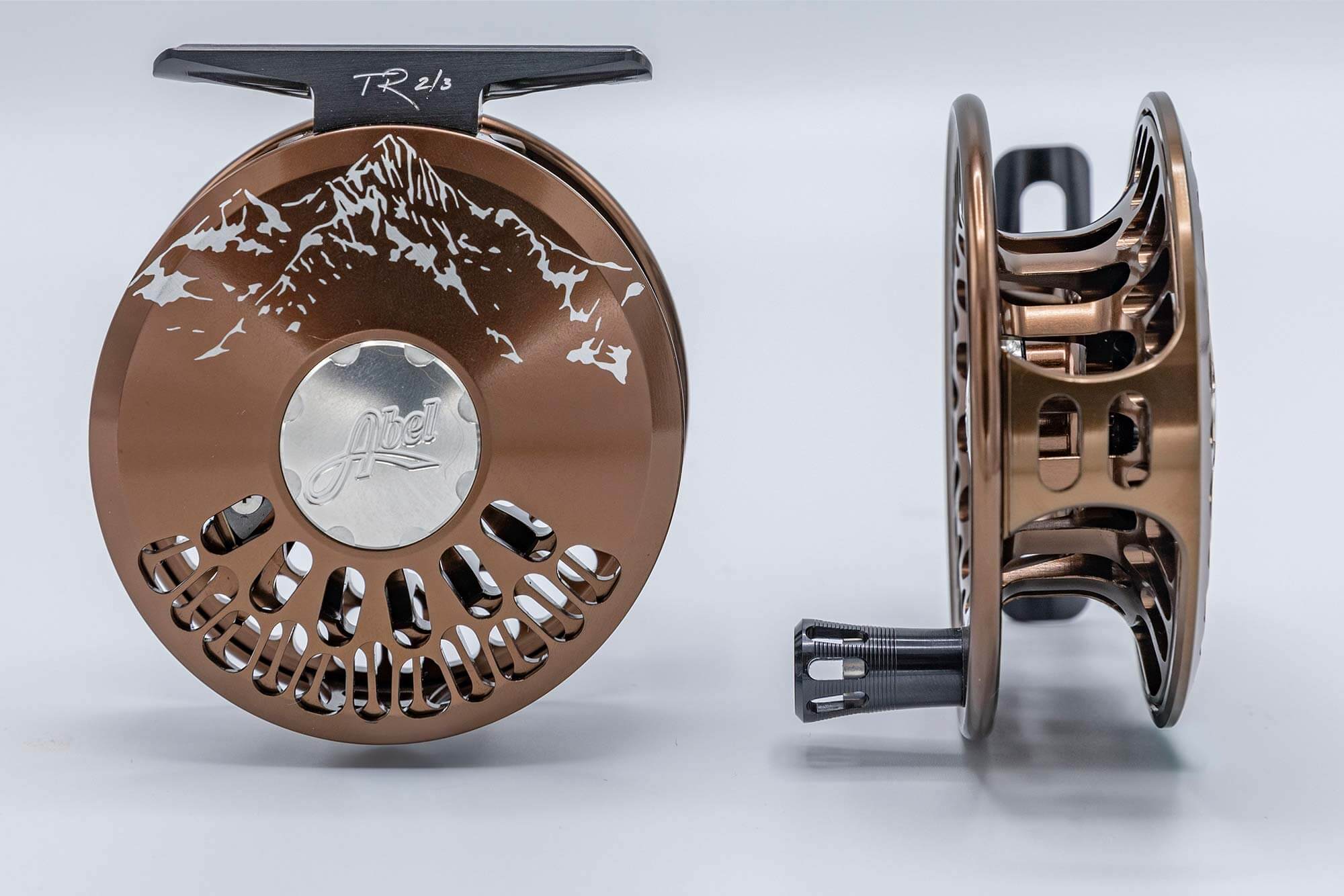 Abel TR 2/3 reel, Dark Brown, Wilson Peak (IN STOCK) - Telluride