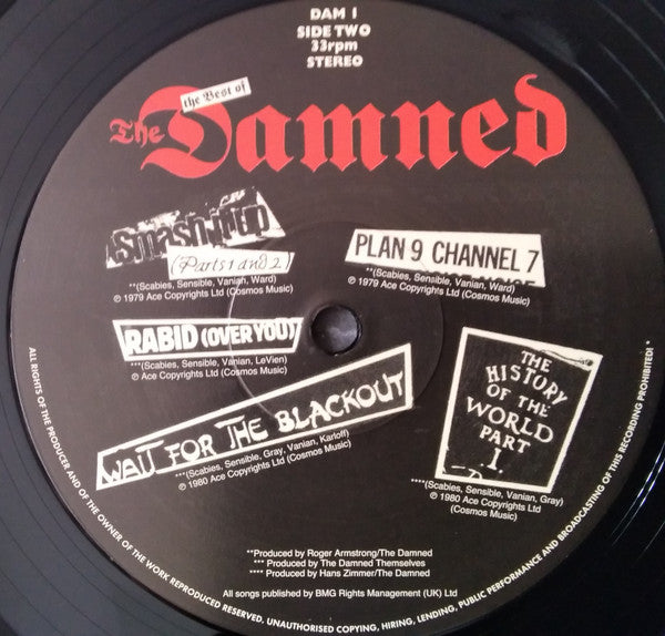 DAMNED, THE (ザ・ダムド) - Another Great Record From The Damned