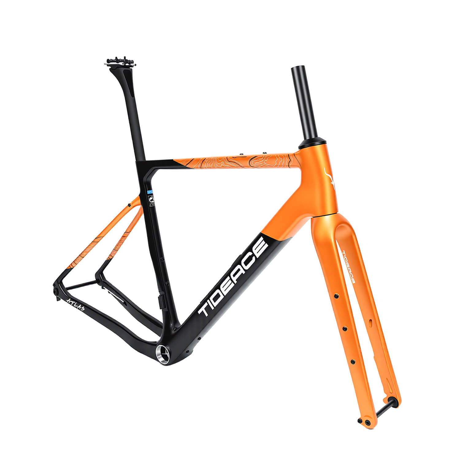 T1000 カーボン グラベル バイク フレーム 700*47C 超軽量 – TIDEACEBIKE