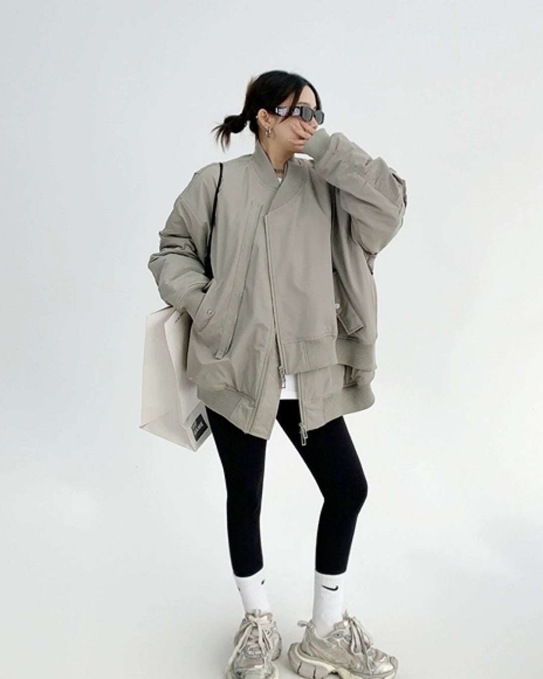 アシンメトリーダブルジップジャケット SL362 – THE SOL93