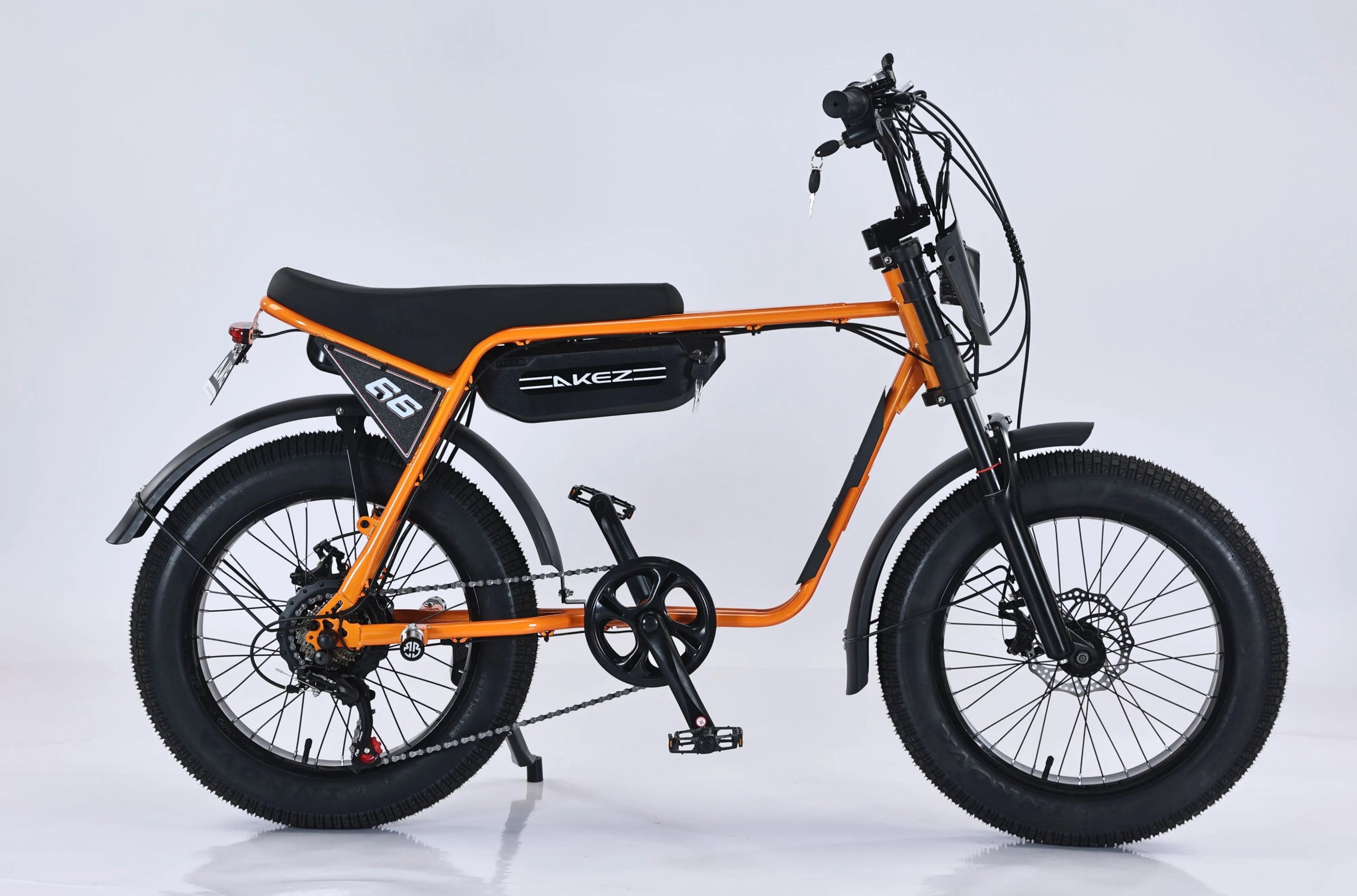 Akez ZX Electric Bike Black – Throttle One