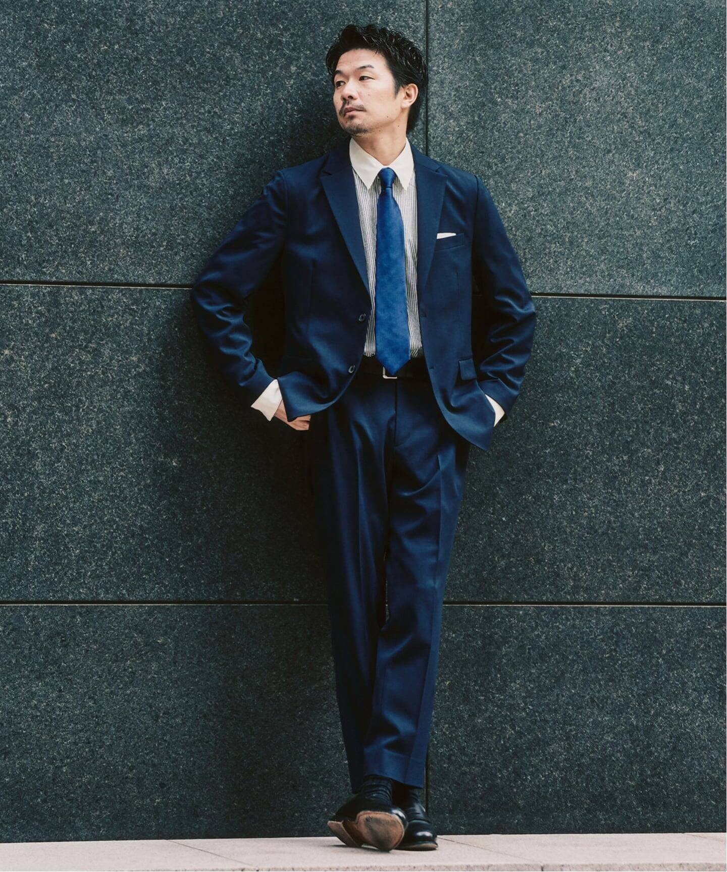 楽天市場】ブルー パンツ（スーツ・セットアップ｜メンズファッション