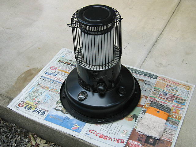 トヨトミ製ML-21石油ストーブの芯交換