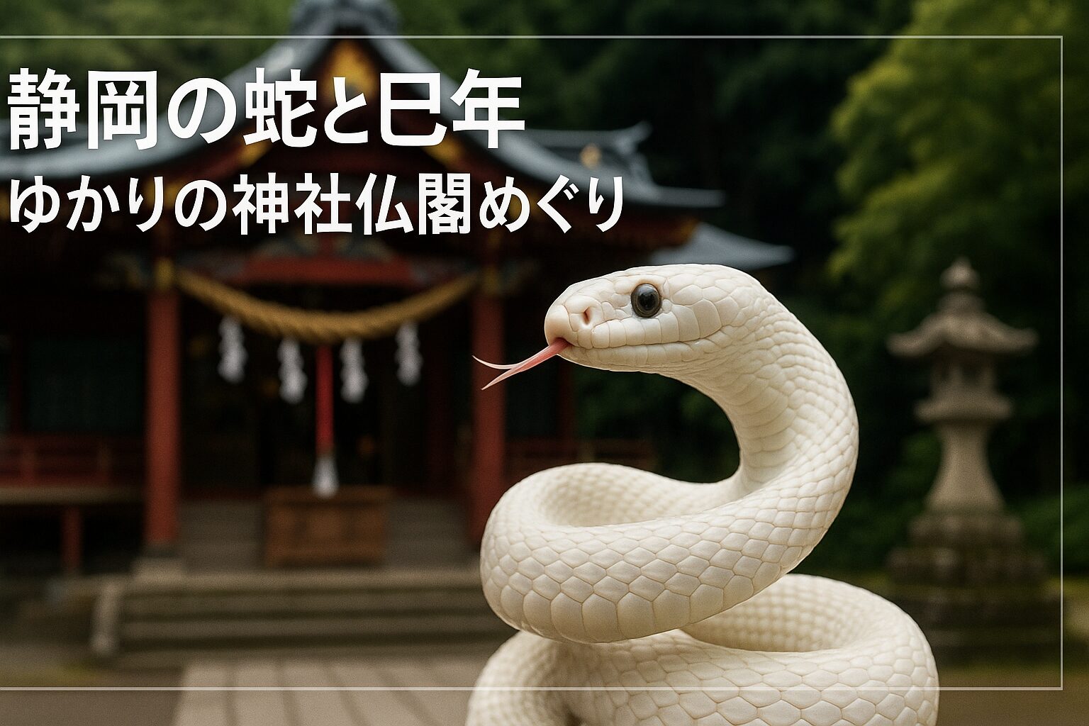 静岡の蛇と巳年ガイド｜白蛇伝説と弁財天ゆかりの神社仏閣・モデル