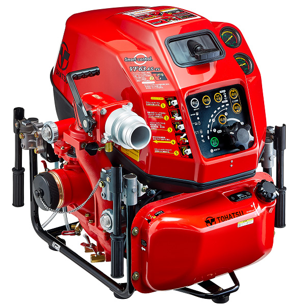 TOHATSU トーハツ 可搬消防ポンプ V20C(S) 放水 消火活動 TOHATSU