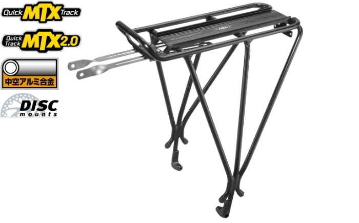 自転車用リアキャリア｜トピーク - EXPLORER TUBULAR RACK (W/DISC MOUNTS)