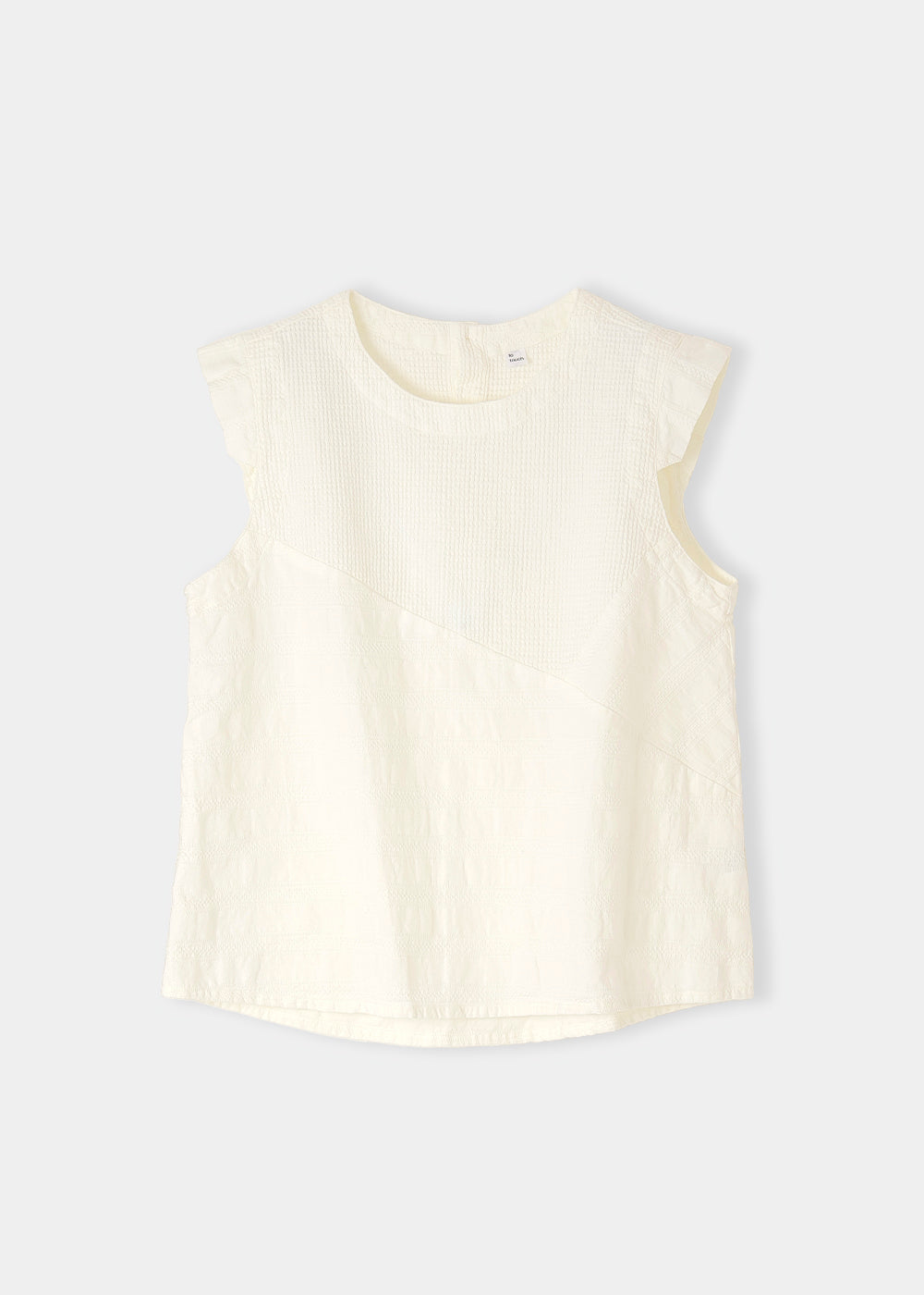 コットンリネンワッフルノースリーブシャツ｜to touch