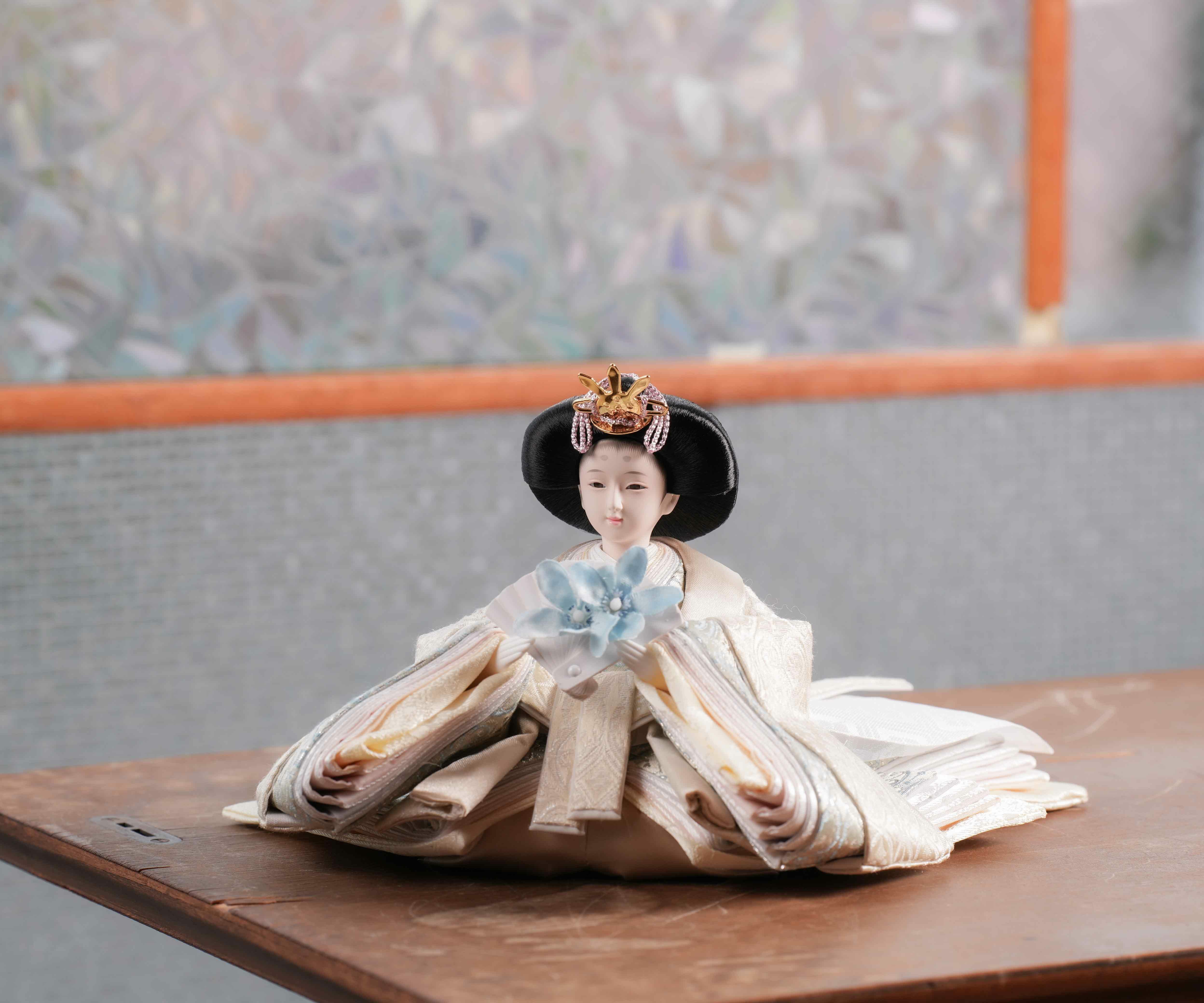 親王飾り「雫」 | つむぎ 親王飾り | 人形の東玉