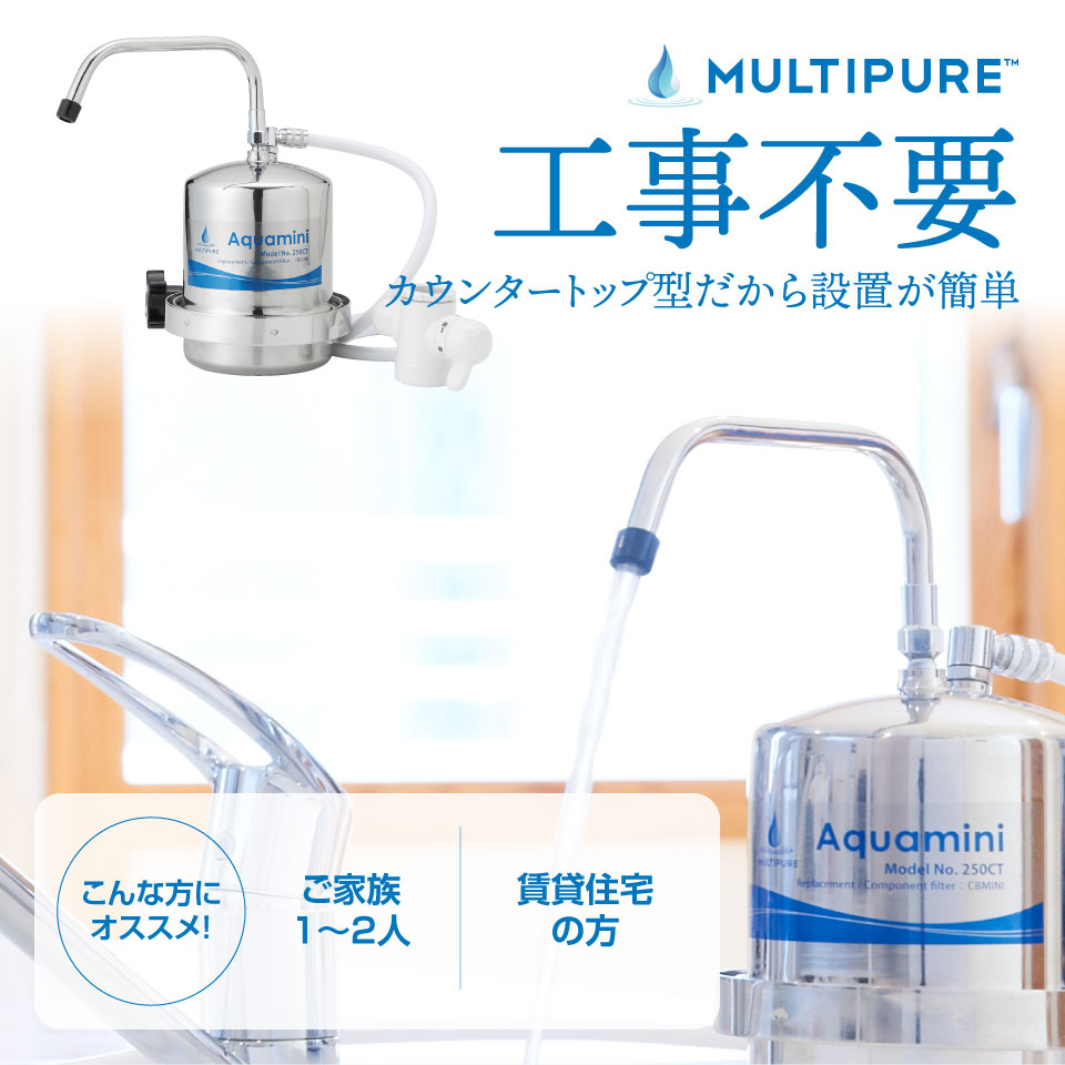 楽天市場】【 公式 / 送料無料 】 250CT 浄水器 本体 カウンタートップ