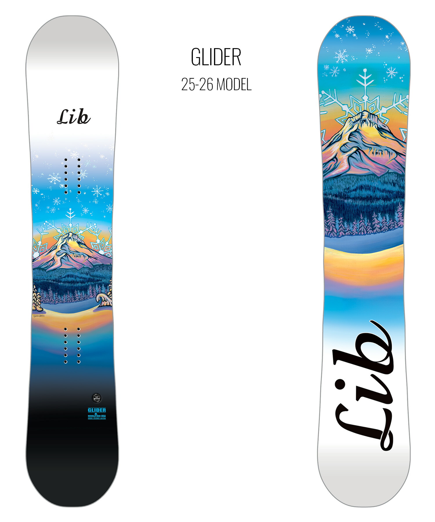 楽天市場】LIBTECH リブテック スノーボード 板 レディース GLIDER