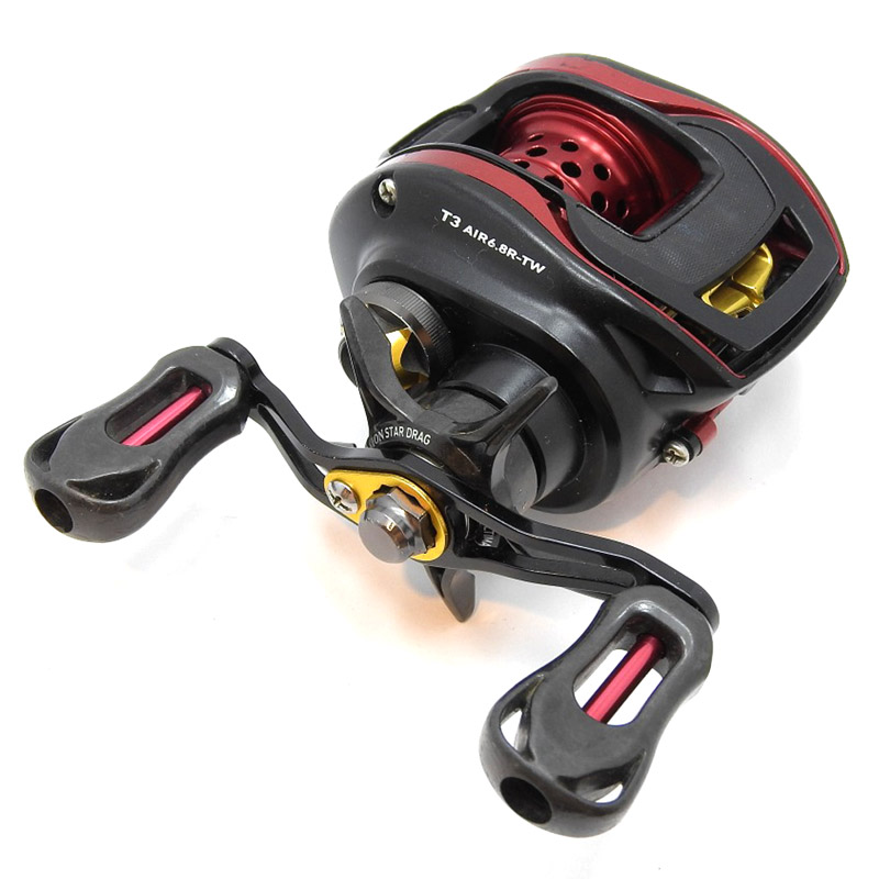 楽天市場】ダイワ DAIWA ベイトリール T3 AIR 6.8R-TW 左ハンドル