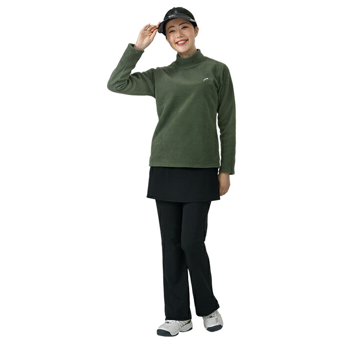 楽天市場】フリース モックネック 長袖 レディース テニス ゴルフ