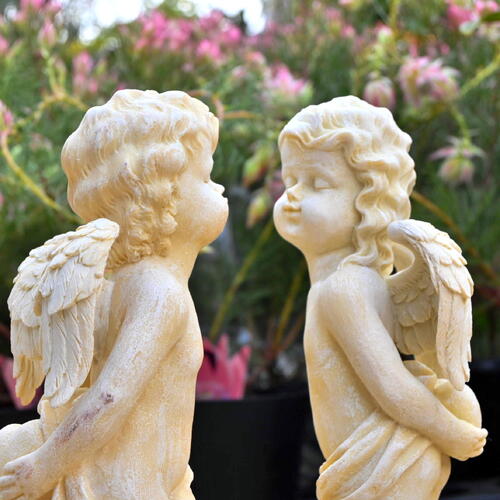 楽天市場】エンジェル 2つセット 天使の置物 置物 天使 ハート
