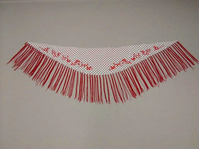 楽天市場】フラメンコ衣装フレコ付きシ−ジョフレコ付きシ−ジョ刺繍