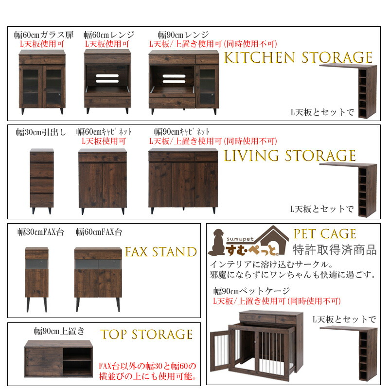 楽天市場】【ARIZONA】 キッチンカウンター 幅90 奥行40 高さ80 レンジ