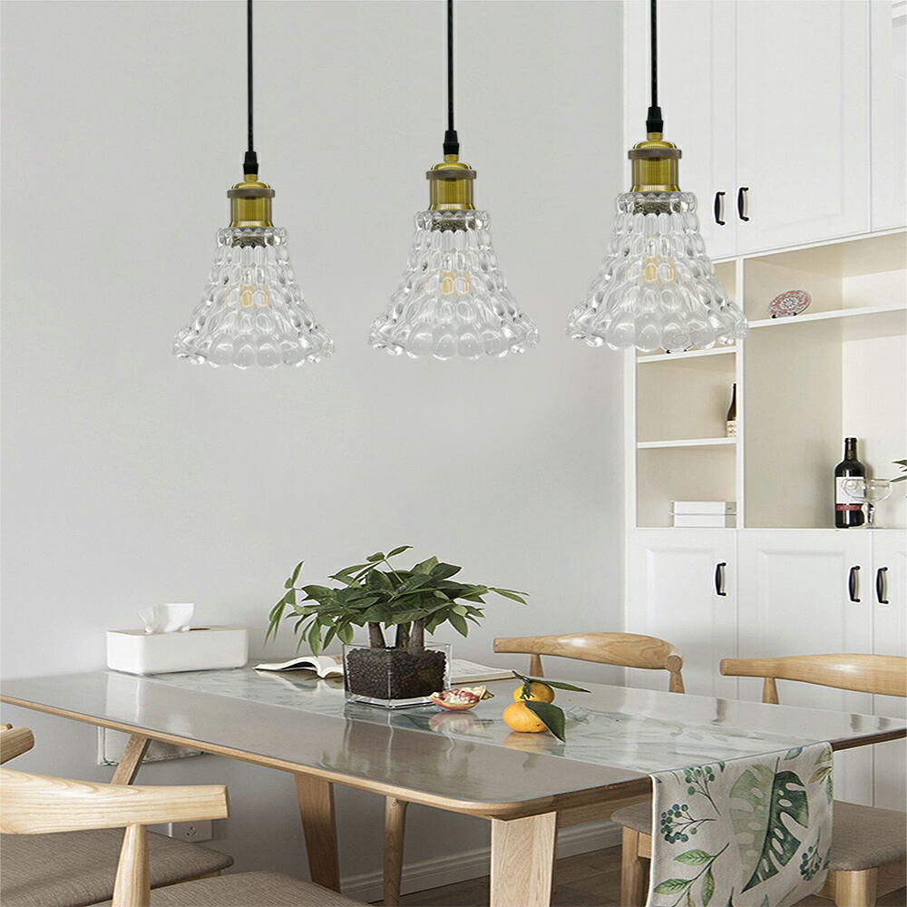 楽天市場】ペンダントライト ガラス 吊り下げライト 北欧 レトロ