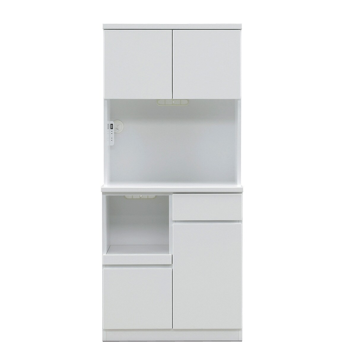 楽天市場】鏡面仕様のキッチンボード (幅80cm WH) ニトリ 【配送員設置