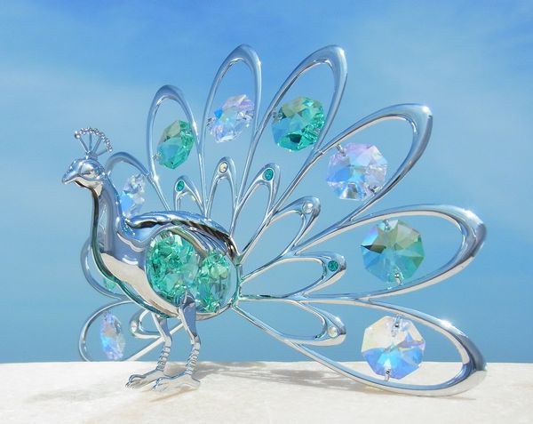 楽天市場】開運 孔雀 置物 2 縁起物 誕生日プレゼント ギフト 贈り物