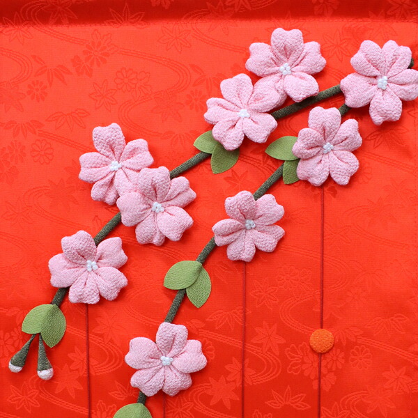 楽天市場】雛人形 タペストリー飾り 壁掛け(桜とお雛様 押し絵 日本製R