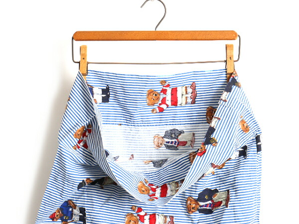 楽天市場】USA製 □ LAUREN ラルフローレン ポロベア プリント 枕