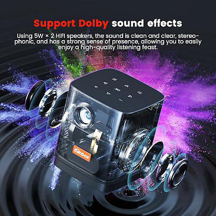 楽天市場】iSinbox(アイシンボックス) ミニプロジェクター 1080P/4K