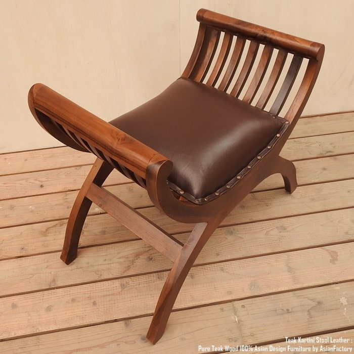 楽天市場】チーク無垢材 カルティニチェア レザー TB ティーブラウン