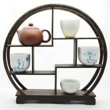 楽天市場】スーパーセール10％OFF 3/11終了 中国茶器棚 丸形 丸型 中国