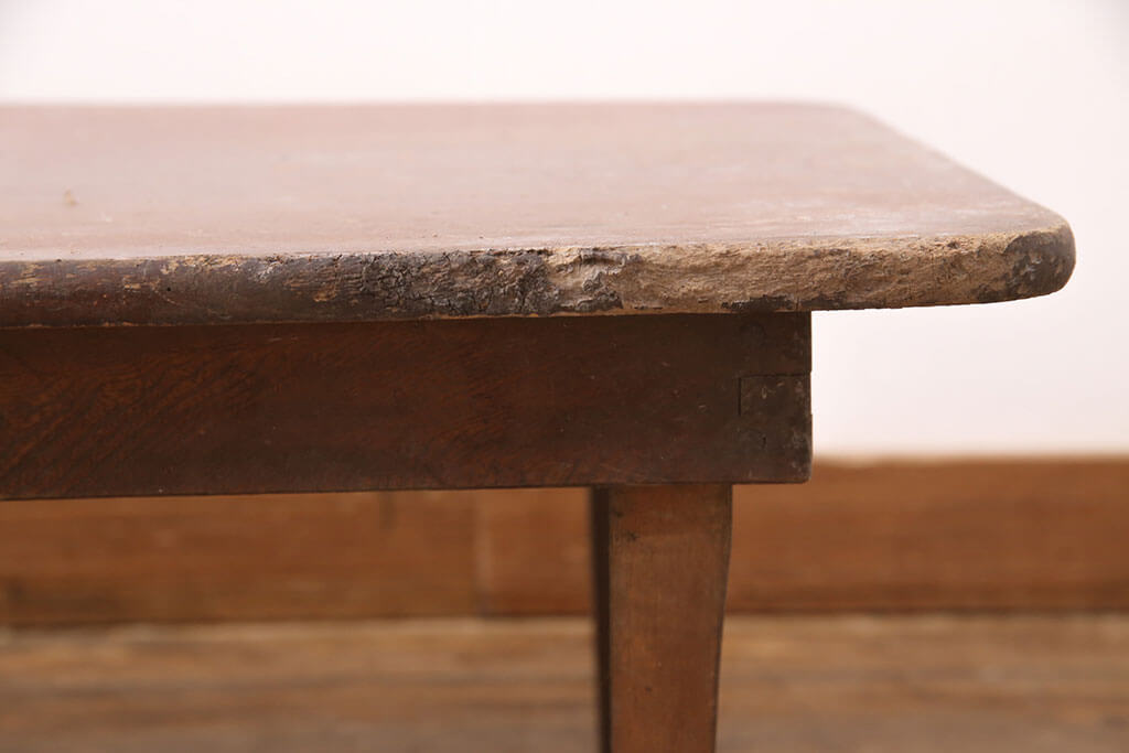 楽天市場】☆事前問合せ必須☆ 和製アンティーク 角型ちゃぶ台 栓材 天