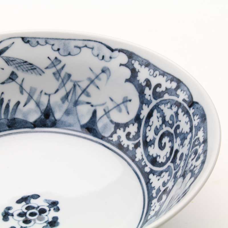 楽天市場】【青風】染付ラーメン鉢 径19.5cm 麺鉢 丼 どんぶり 丼ぶり