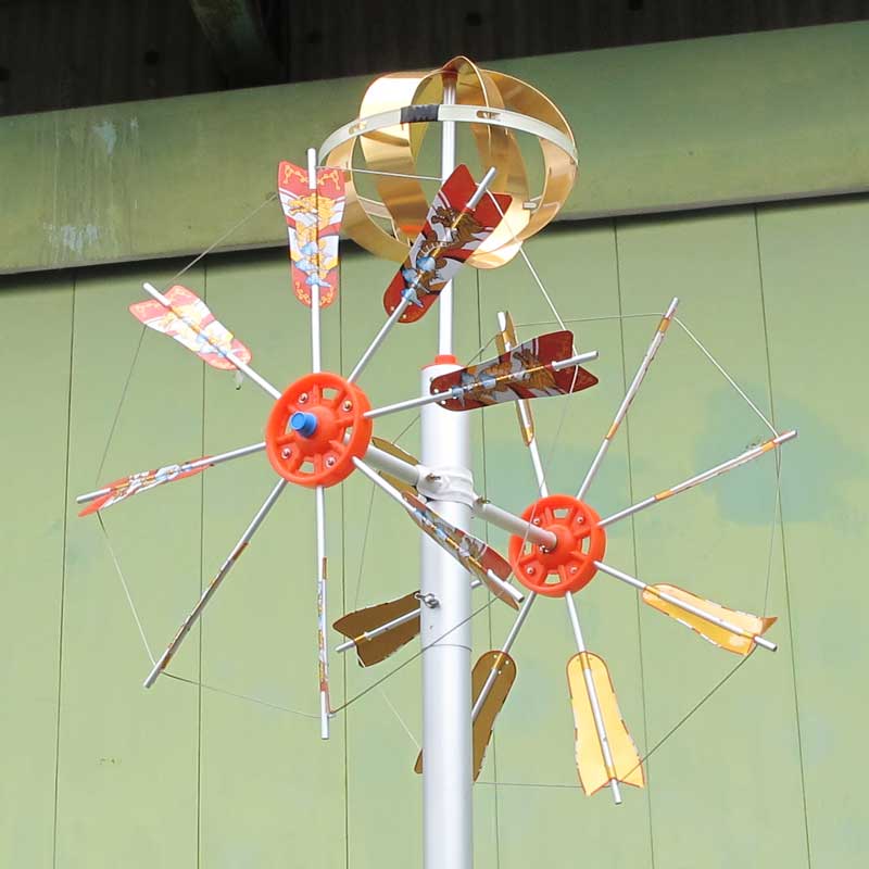 楽天市場】鯉のぼり 矢車 単品 こいのぼり ワイヤー式 アルミ矢車（中